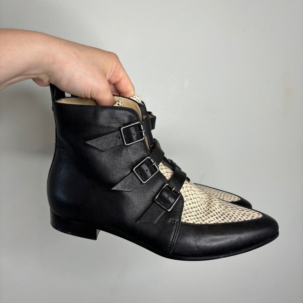 Jimmy Choo Python Marlin Texture Boot - Picture 3 of 10